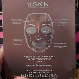 111skin rose gold masks